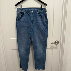 American Eagle Outfitters Women's Blue Mom Jeans
